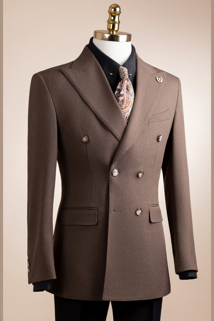 Bộ vest nam màu đen 6 nút tặng kèm phụ kiện cà vạt nơ | Lazada.vn