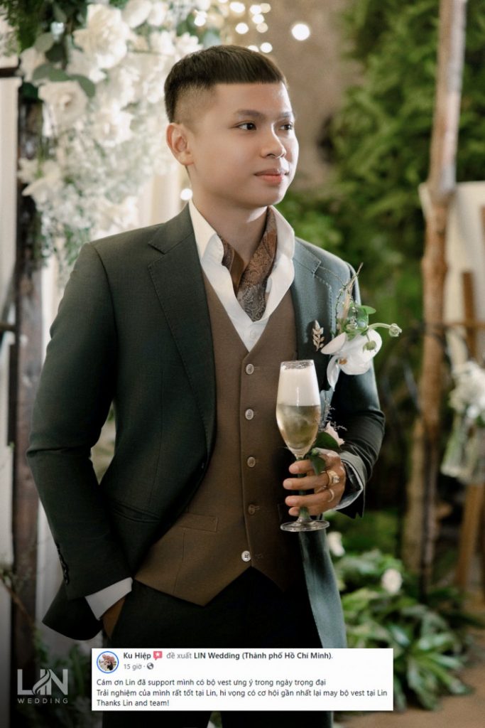Hấp Dẫn và Lịch Lãm - Chú Rể LIN Wedding Ghi Điểm Mọi Ánh Nhìn