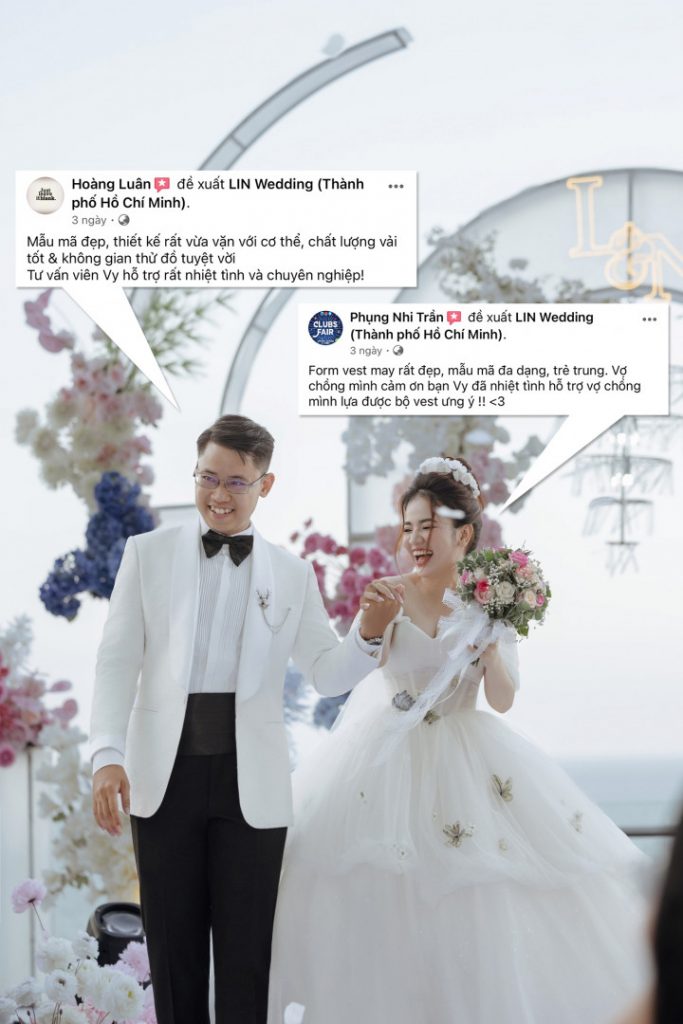 Chú rể Hoàng Luân và cô dâu Phụng Nhi