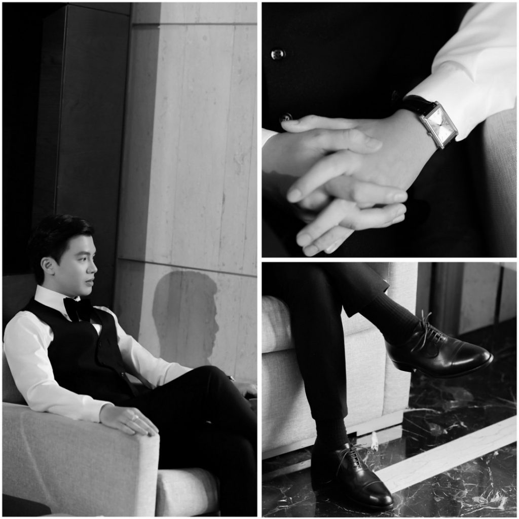 Chú Rể NHẬT HÀO Tỏa Sáng Trong Bộ Tuxedo Kim Sa của LIN Wedding