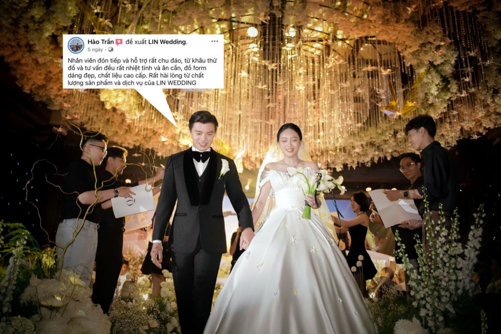 Chú Rể NHẬT HÀO Tỏa Sáng Trong Bộ Tuxedo Kim Sa của LIN Wedding