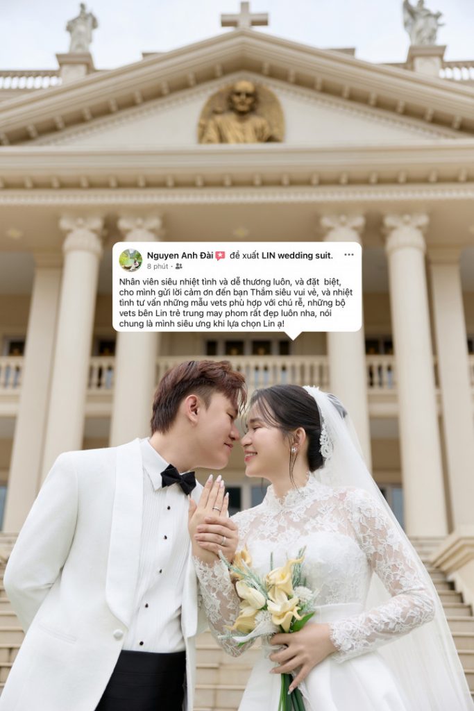 CR MINH ĐỨC NỔI BẬT BÊN CD ANH ĐÀI TRONG BỘ TUXEDO TỪ LIN