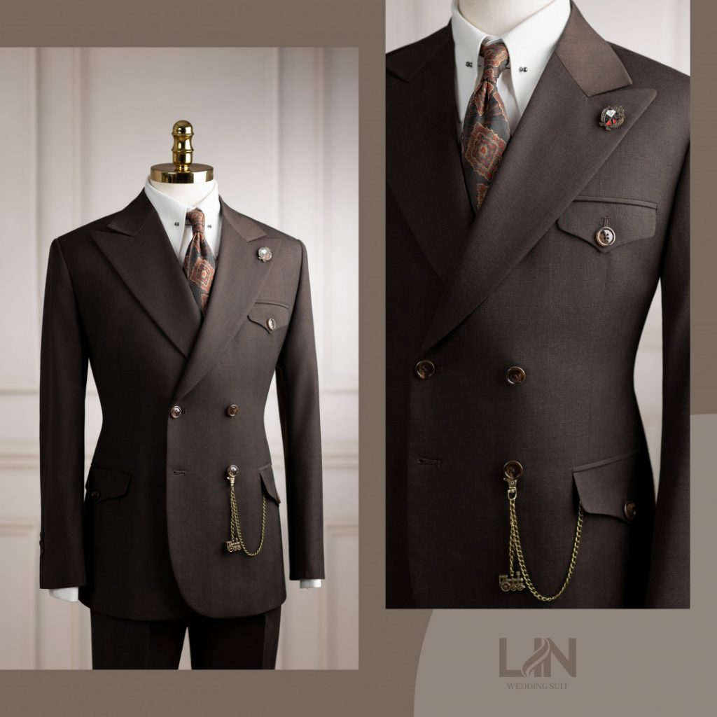 DARK BROWN WEDDING SUIT – Phong Thái Lịch Lãm Đậm Chất Quý Ông