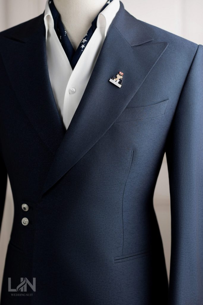 VEST XANH NAVY CÚC CÀI CHÉO – PHONG THÁI QUÝ ÔNG HIỆN ĐẠI