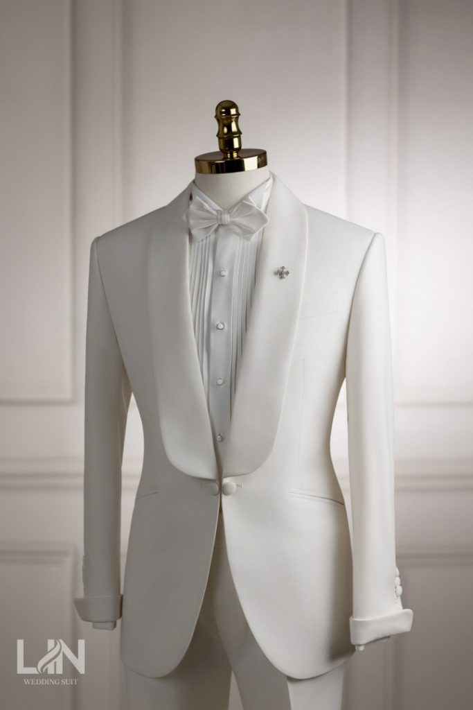 TUXEDO FULL WHITE – ĐỈNH CAO THANH LỊCH CHO NGÀY TRỌNG ĐẠI