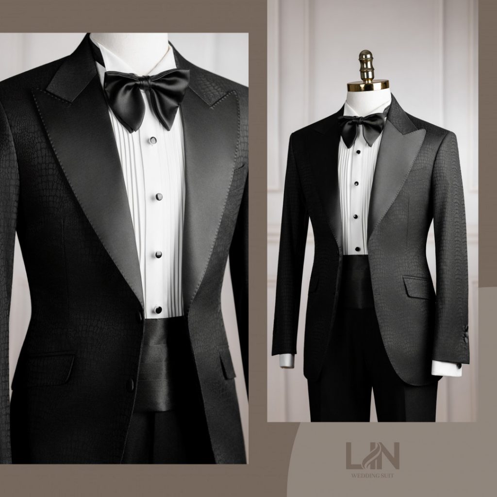 TUXEDO VÂN CÁ SẤU - NÂNG TẦM PHONG CÁCH CHÚ RỂ