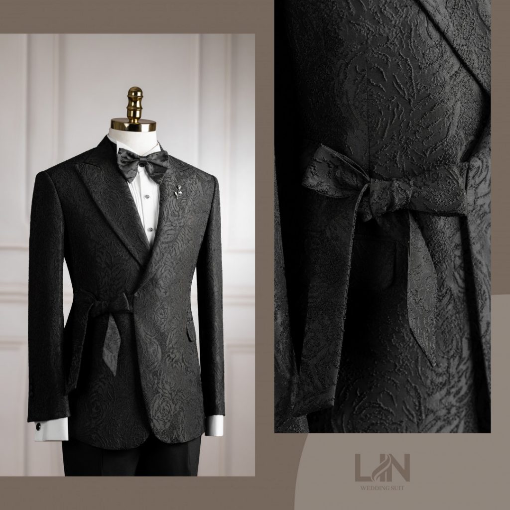 VEST GẤM VÂN HOA THẮT CHÉO – ĐẸP TỪ CHI TIẾT, SANG TỪ TỔNG THỂ