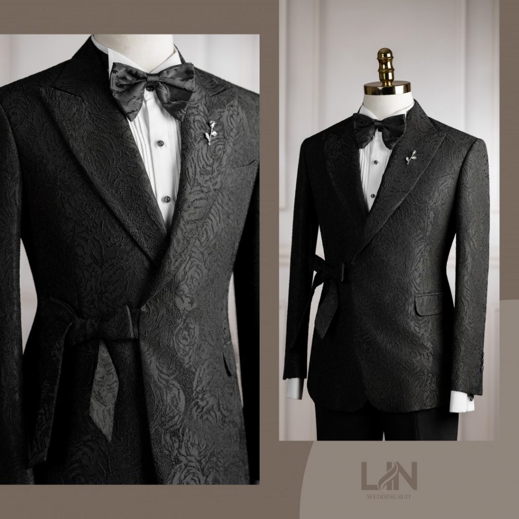 VEST GẤM VÂN HOA THẮT CHÉO – ĐẸP TỪ CHI TIẾT, SANG TỪ TỔNG THỂ