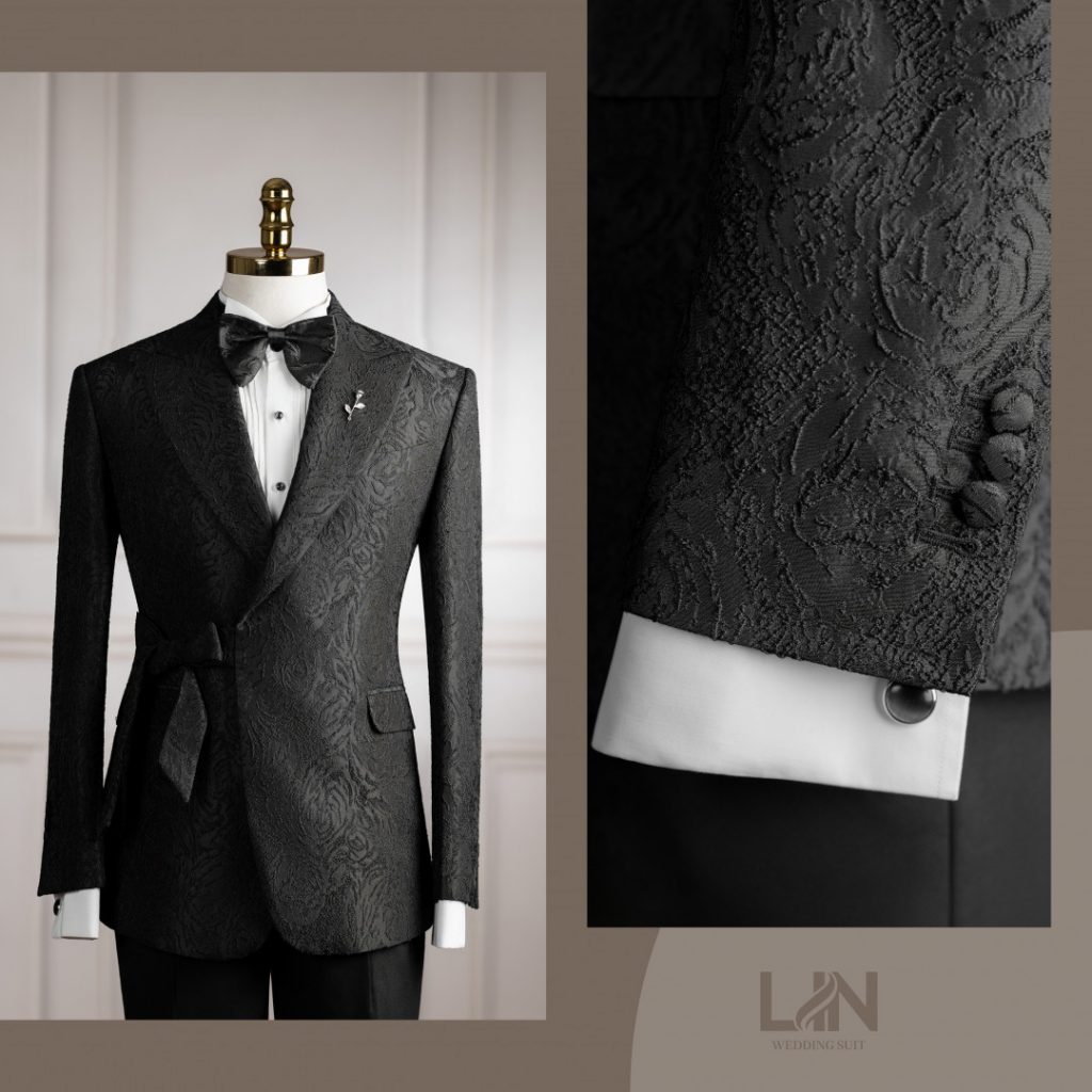 VEST GẤM VÂN HOA THẮT CHÉO – ĐẸP TỪ CHI TIẾT, SANG TỪ TỔNG THỂ