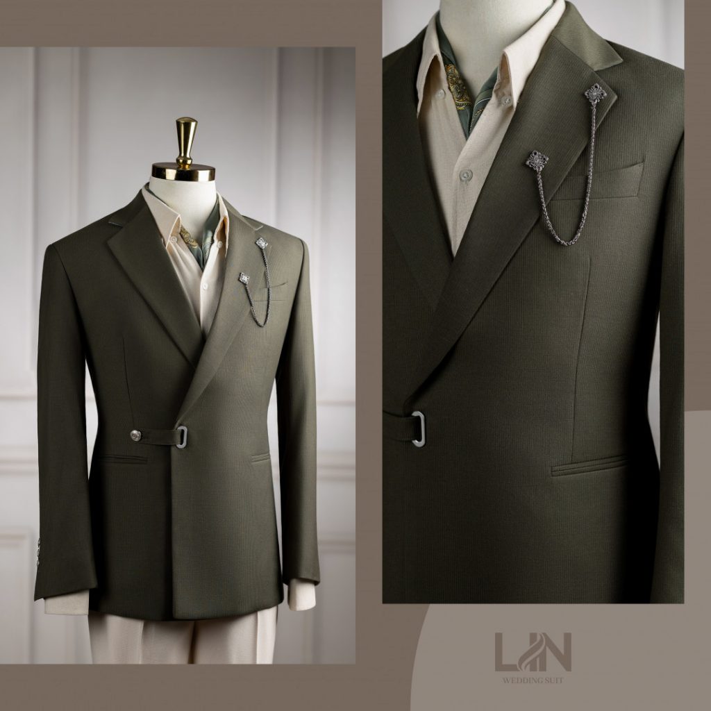 VEST XANH RÊU CÀI CHÉO – KHÁC BIỆT TỪNG ĐƯỜNG NÉT