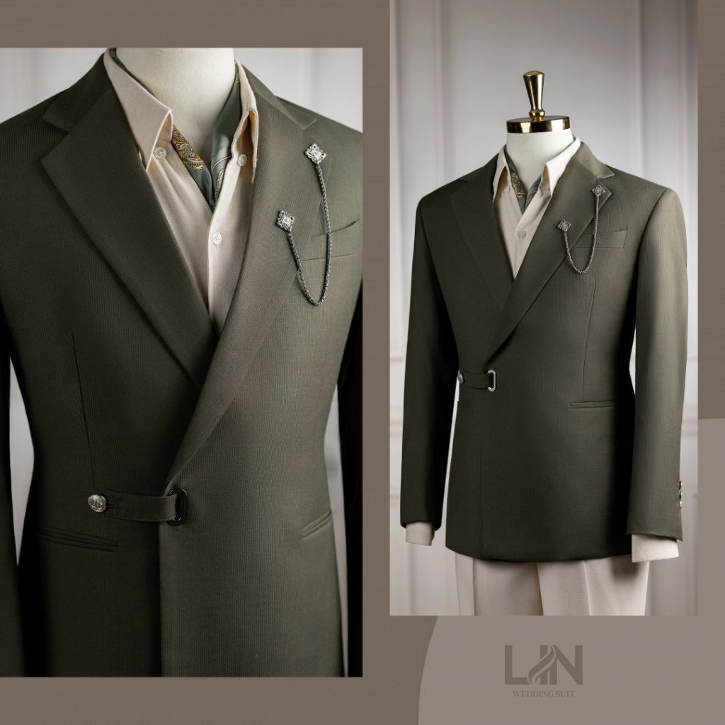 VEST XANH RÊU CÀI CHÉO – KHÁC BIỆT TỪNG ĐƯỜNG NÉT