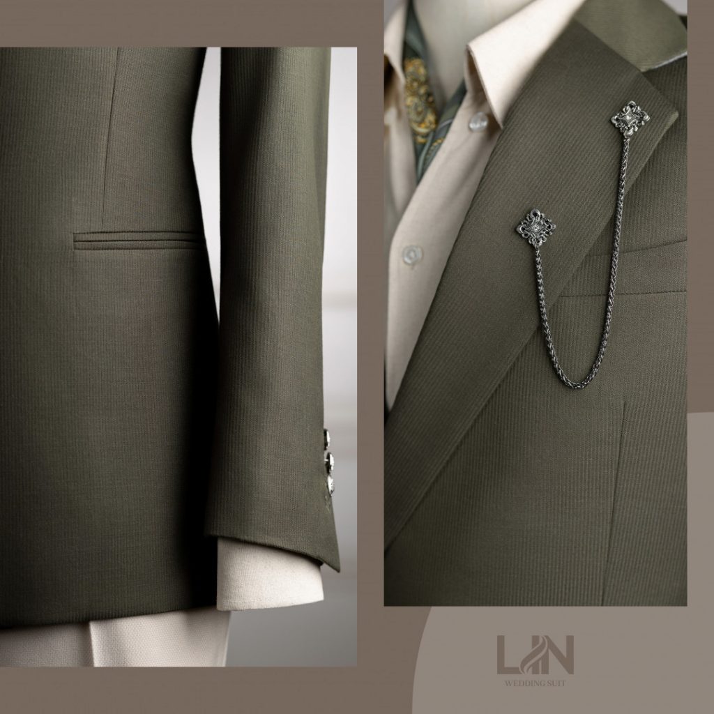 VEST XANH RÊU CÀI CHÉO – KHÁC BIỆT TỪNG ĐƯỜNG NÉT
