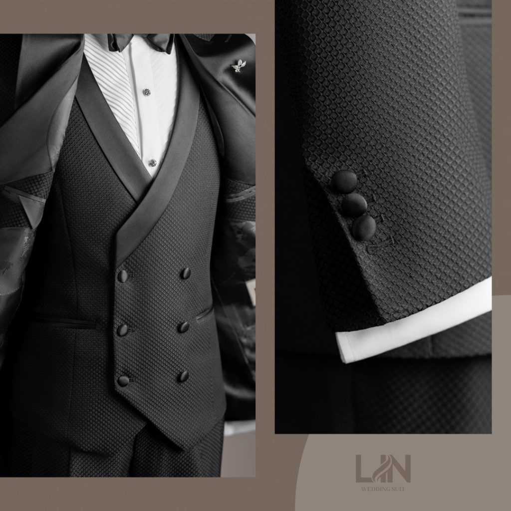 LỊCH LÃM KHÁC BIỆT CÙNG TUXEDO ĐEN MẮT LƯỚI