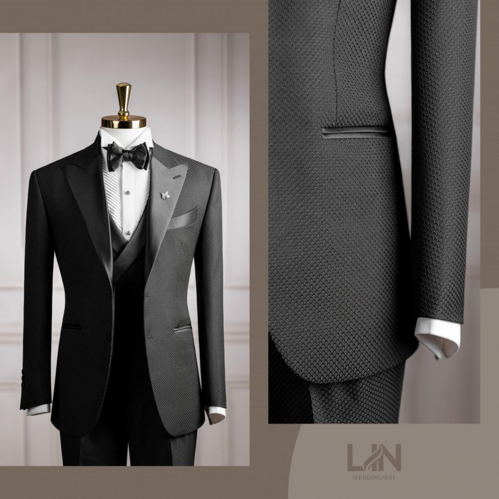 LỊCH LÃM KHÁC BIỆT CÙNG TUXEDO ĐEN MẮT LƯỚI