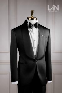 TUXEDO ĐEN PHI LỤA KIM SA – ĐẲNG CẤP CỦA CHÚ RỂ THỜI THƯỢNG
