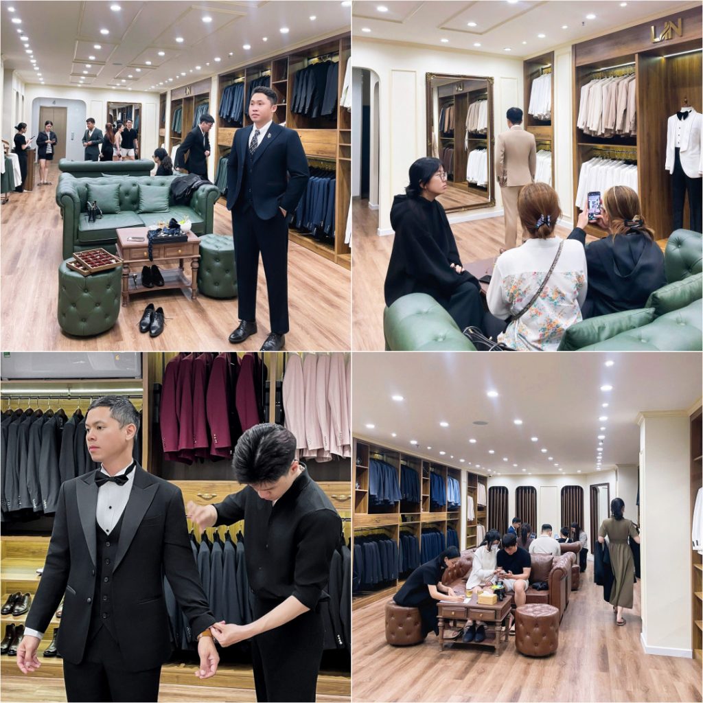 CUỐI TUẦN NHỘN NHỊP – SHOWROOM LIN WEDDING SUIT LUÔN RỘN RÀNG ĐÓN KHÁCH