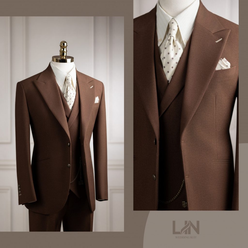SUIT NÂU 3 MẢNH – VẺ ĐẸP CỦA QUÝ ÔNG HIỆN ĐẠI
