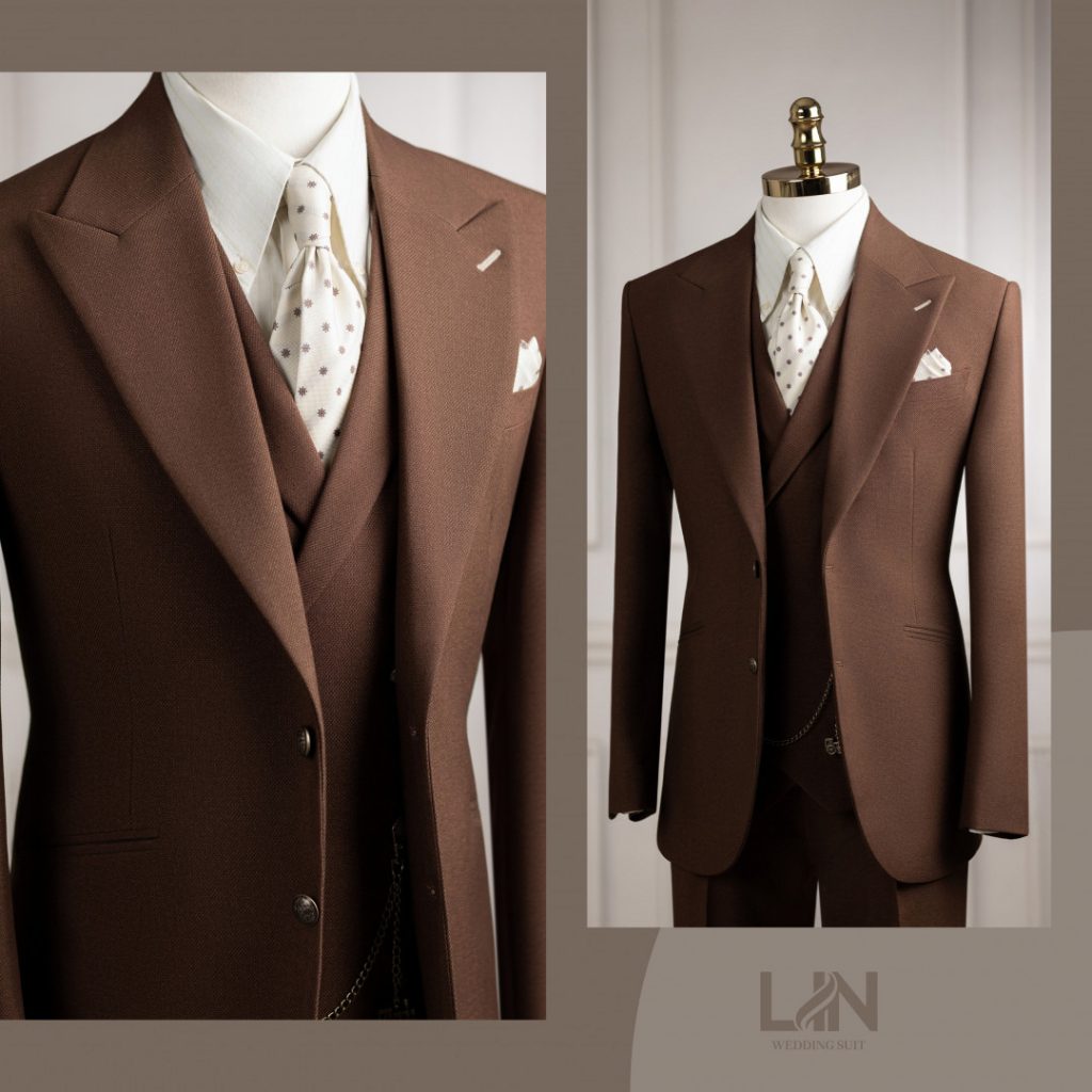 SUIT NÂU 3 MẢNH – VẺ ĐẸP CỦA QUÝ ÔNG HIỆN ĐẠI