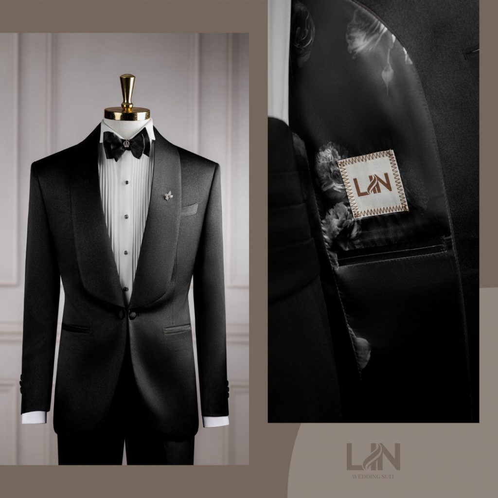 TUXEDO ĐEN PHI LỤA KIM SA – ĐẲNG CẤP CỦA CHÚ RỂ THỜI THƯỢNG