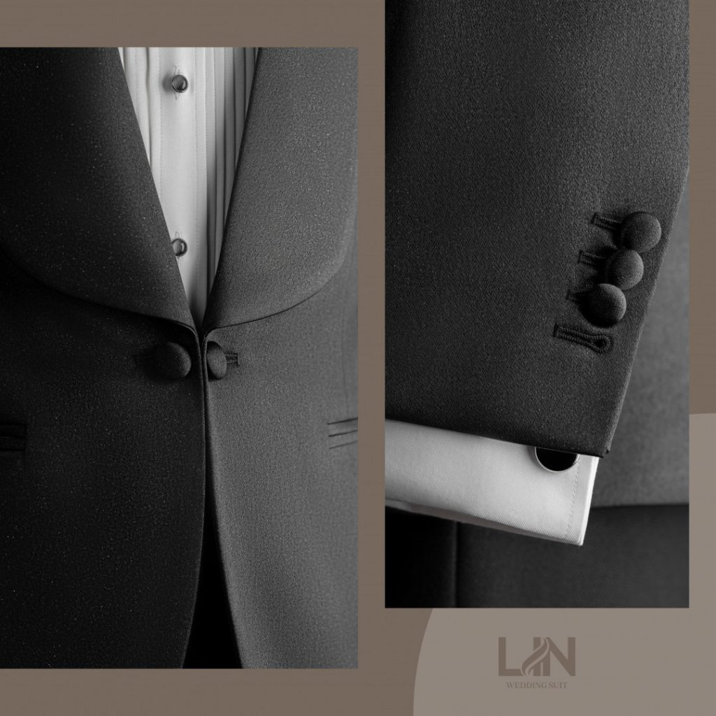 TUXEDO ĐEN PHI LỤA KIM SA – ĐẲNG CẤP CỦA CHÚ RỂ THỜI THƯỢNG
