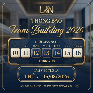THÔNG BÁO LỊCH NGHỈ TEAM BUILDING 2026