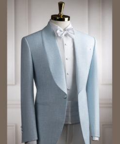 VE.344 Tuxedo Blue Baby cổ sam 1 cúc