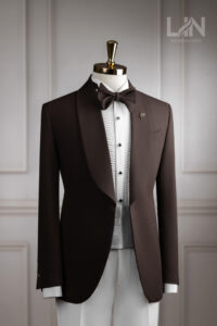 TUXEDO CHOCOLATE CỔ SAM – SẮC NÂU TRẦM, PHONG THÁI LỊCH LÃM