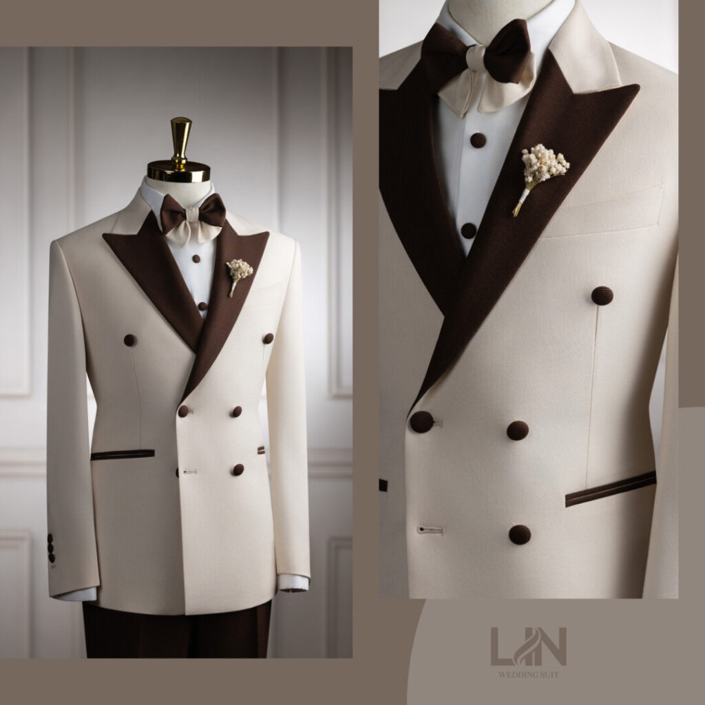 TUXEDO KEM VE NÂU 6 CÚC – SỰ GIAO THOA GIỮA CỔ ĐIỂN VÀ HIỆN ĐẠI