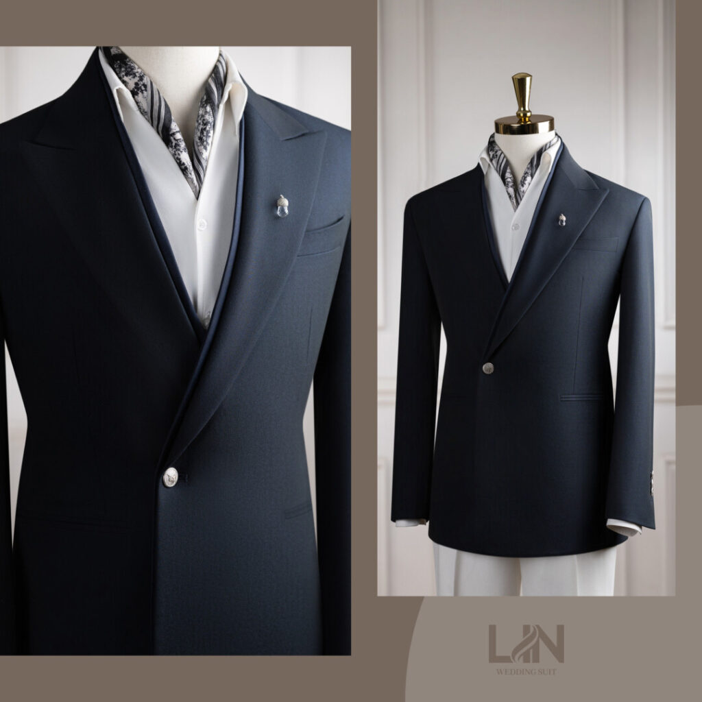 VEST XANH ĐEN CỔ LAYER CÀI CHÉO – DẤU ẤN CỦA PHONG THÁI HIỆN ĐẠI