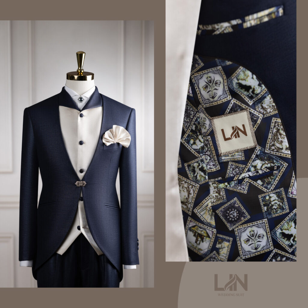 TUXEDO XANH XƯỚC CỔ TIM – DẤU ẤN KHÁC BIỆT CHO CHÀNG RỂ HIỆN ĐẠI