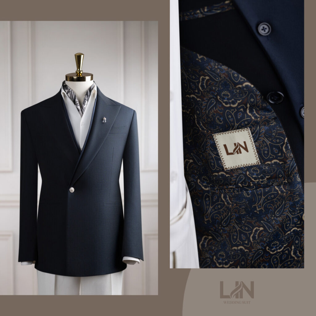 VEST XANH ĐEN CỔ LAYER CÀI CHÉO – DẤU ẤN CỦA PHONG THÁI HIỆN ĐẠI