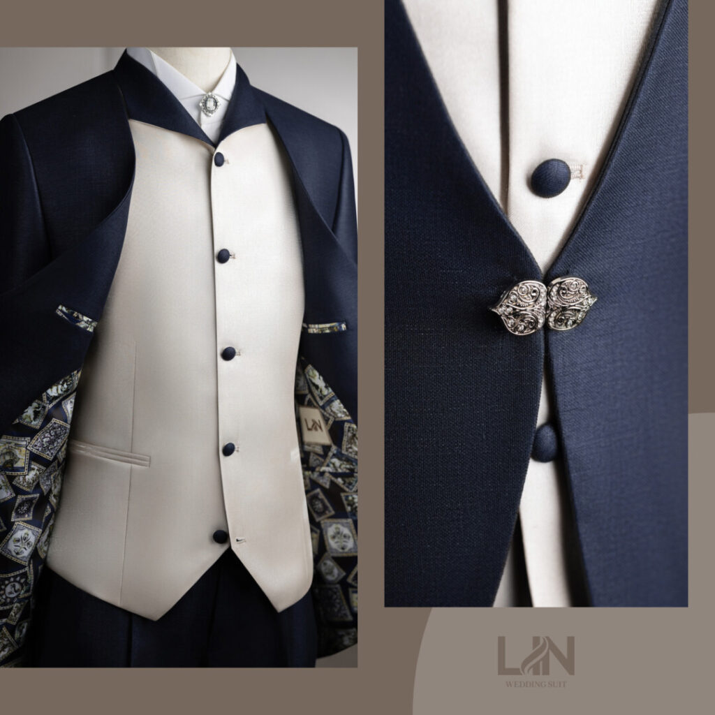 TUXEDO XANH XƯỚC CỔ TIM – DẤU ẤN KHÁC BIỆT CHO CHÀNG RỂ HIỆN ĐẠI