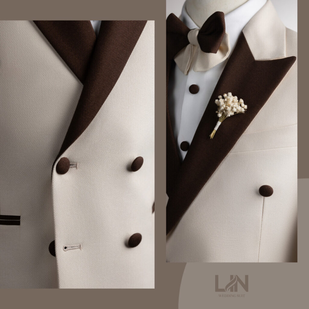 TUXEDO KEM VE NÂU 6 CÚC – SỰ GIAO THOA GIỮA CỔ ĐIỂN VÀ HIỆN ĐẠI